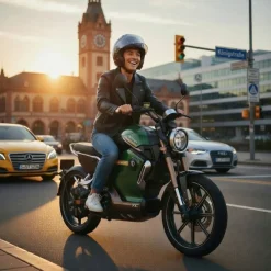Hammer International Vmoto / Super Soco TC 72V, Elektro Moped, 45 km/h, All Terrain, CBS Bremssystem, servicearm - grün Clearance