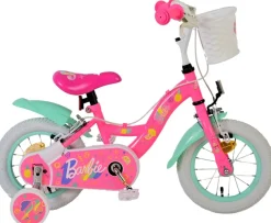 Volare Kinderfahrrad Barbie, 12 Zoll, ohne Rücktrittbremse Sale