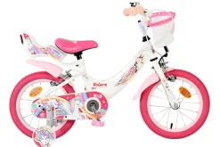 Volare Kinderfahrrad  Unicorn 14 Zoll ohne Rücktrittbremse, weiß Discount