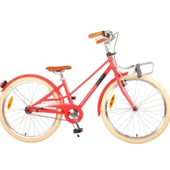 Volare Melody Kinderfahrrad 24 Zoll Jugendfahrrad Mädchen Jungen ab 8 Jahre Fahrrad 130-145 cm Rücktrittbremse rot Outlet