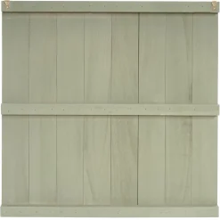 MCW Wandschild Sing, Dekoschild Holzschild, Shabby-Look Vintage 60x60cm ~ grün Discount