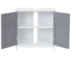 MCW Waschbeckenunterschrank -A85, Badschrank 60x60x30cm ~ grau Online