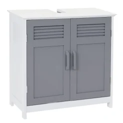 MCW Waschbeckenunterschrank -A85, Badschrank 60x60x30cm ~ grau Online