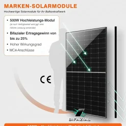 1000W Balkonkraftwerk mit 800W Wechselrichter ^ Diverse Online