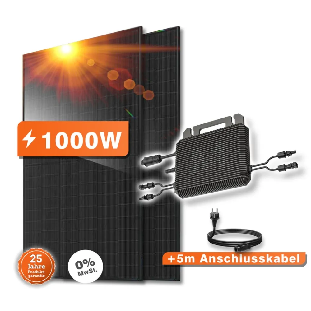 1000W Balkonkraftwerk mit 800W Wechselrichter ^ Diverse Online