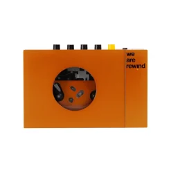 We are Rewind Portable BT Cassette Player Serge Orange Discount