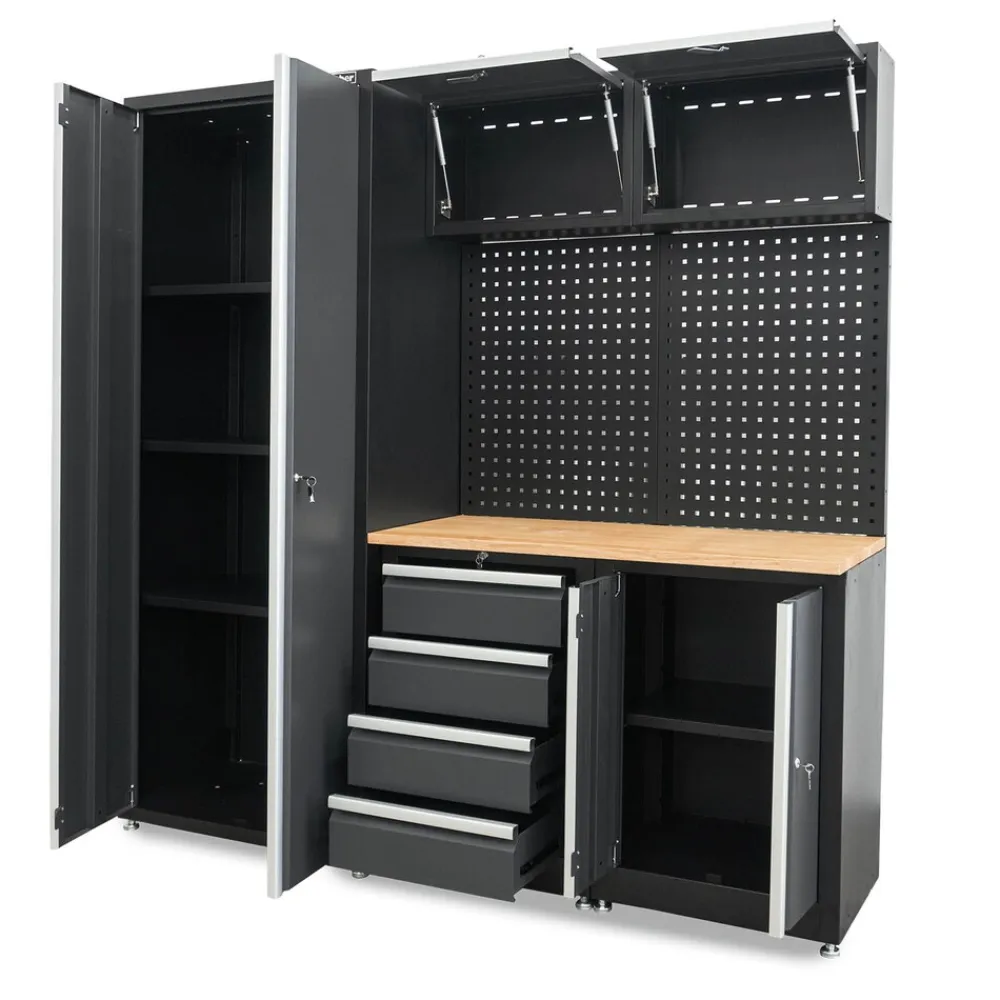 Weber Schranksystem Serie 450 8-teilig grau ^ Weber-Werke Hot