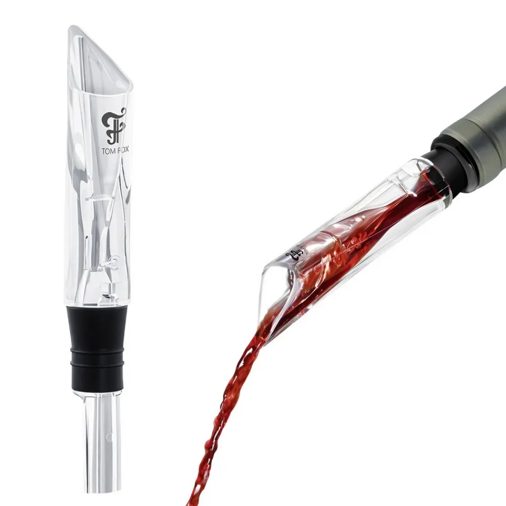 Weinausgießer - Crystal Areator, extra lang ^ ich-zapfe Best