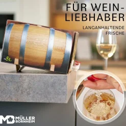 Weinhaus Müller Bornheim Pfalz Dornfelder Rotwein lieblich 11 % vol. 5 Liter Bag in Box Discount