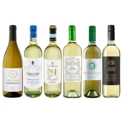 Weinpaket Italienreise "Weiß" 11,5 - 13,0 % vol 6 x 0,75 Liter ^ sonstige New