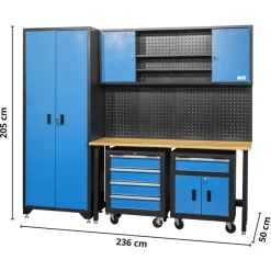 Werkstatteinrichtungs-Set GWS 6-tlg. ^ Güde
