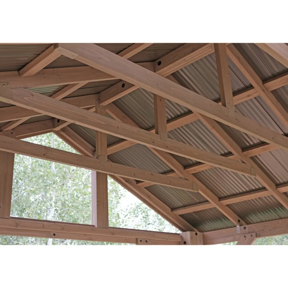 Holz Pavillon Yukon 14x12 ^ Westmann New