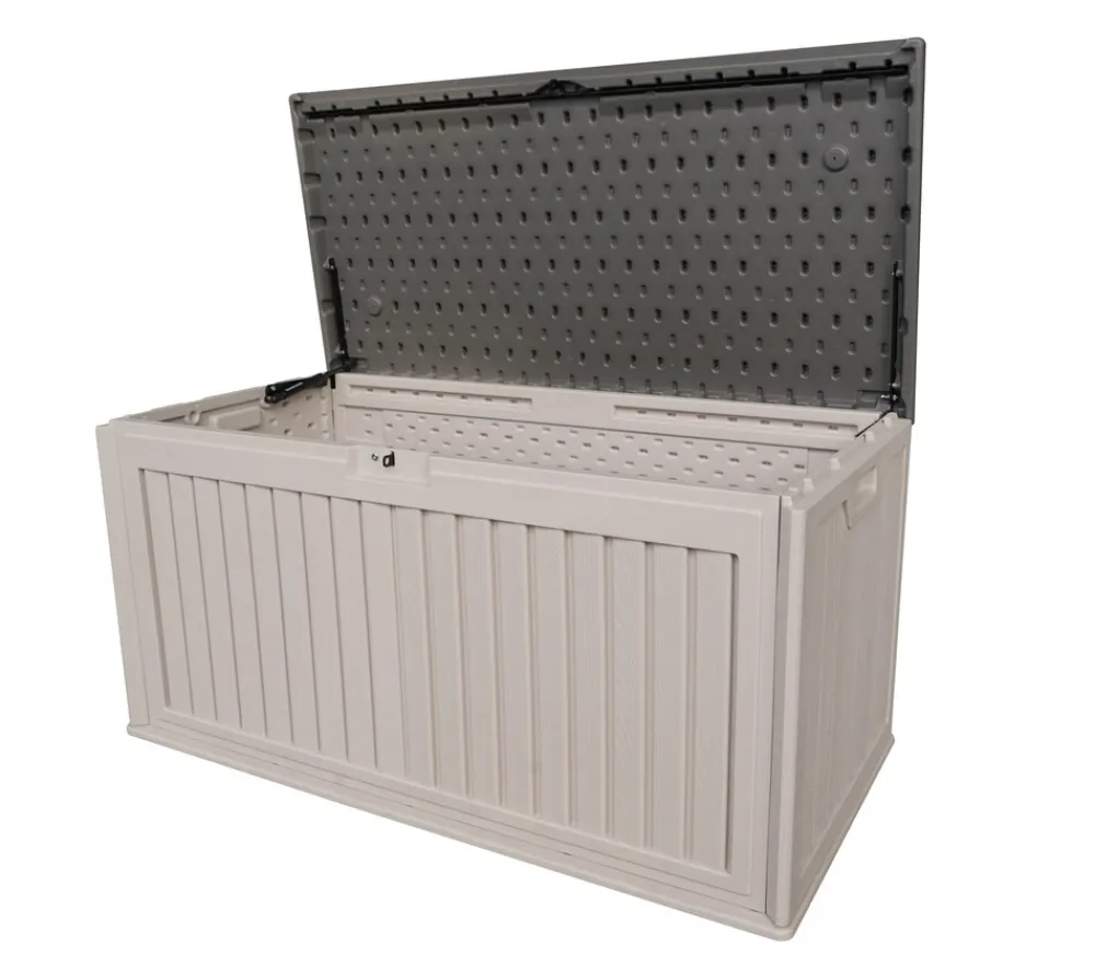 Westmann Kunststoff Gartenbox Alba 380 L Creme | 63x128x64cm Hot