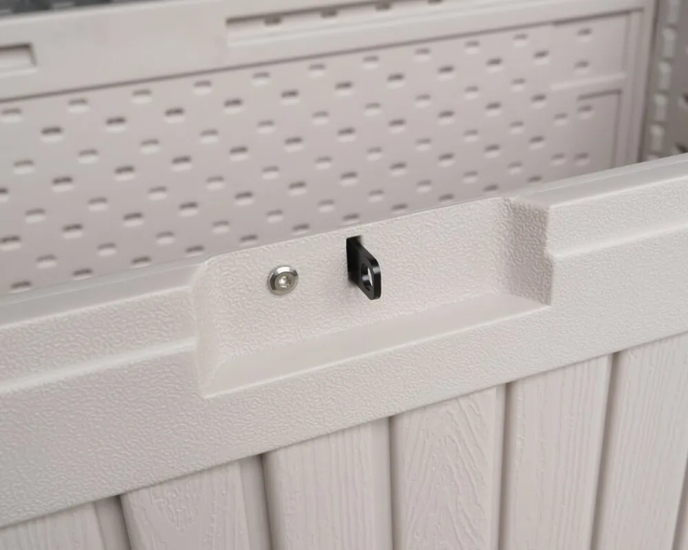 Westmann Kunststoff Gartenbox Alba 380 L Creme | 63x128x64cm Hot