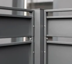 Westmann Metall Mülltonnenverkleidung Planum anthrazit 150cm - versch. Ausführungen Online
