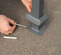 Westmann Metall Mülltonnenverkleidung Planum anthrazit 150cm - versch. Ausführungen Online