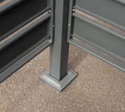 Westmann Metall Mülltonnenverkleidung Planum anthrazit 150cm - versch. Ausführungen Online