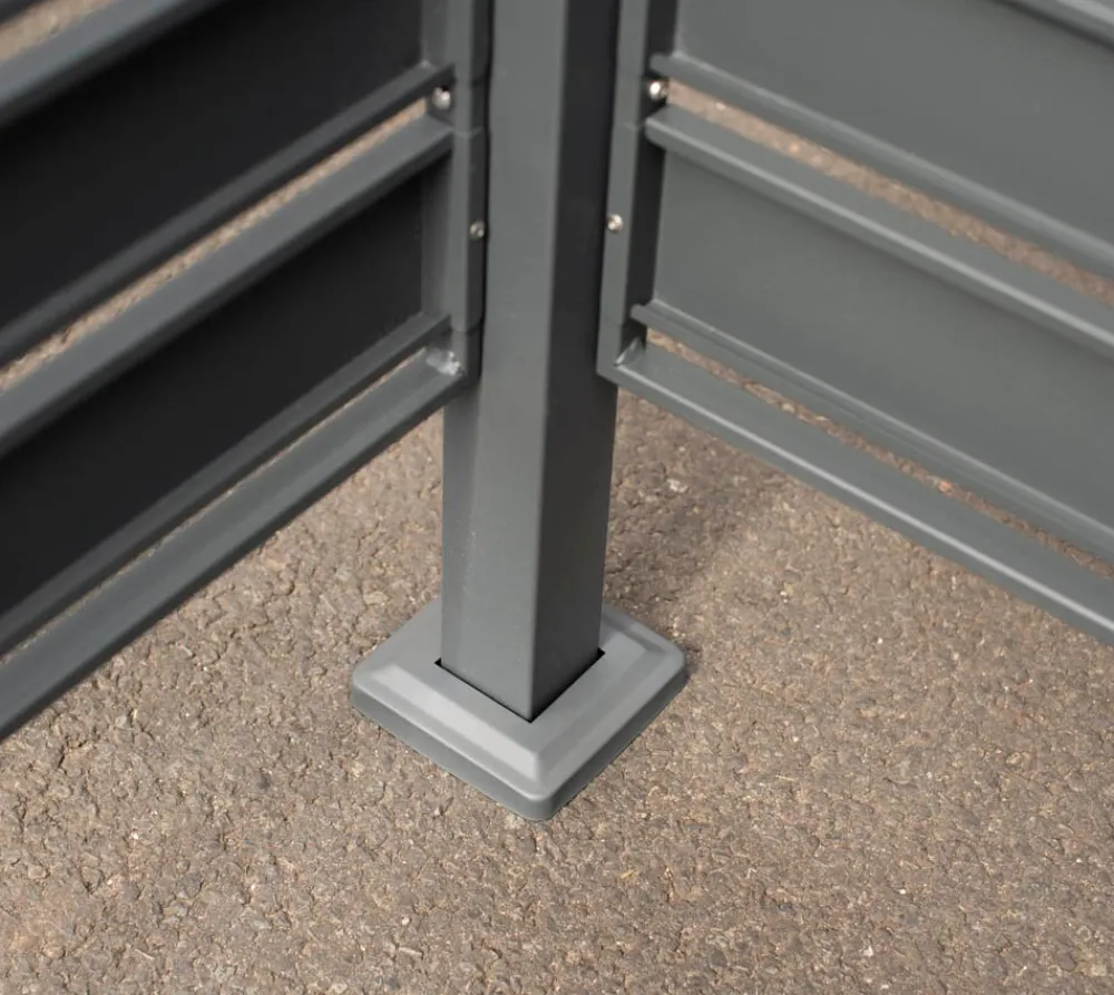 Westmann Metall Mülltonnenverkleidung Planum anthrazit 150cm - versch. Ausführungen Online