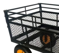 Transportwagen Transio schwarz | 76x130x86cm ^ Westmann Discount