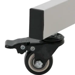 MCW Whiteboard -L87, Magnettafel, zwei Tafeln beidseitig beschreibbar höhenverstellbar rollbar inkl. Zubehör 101x69cm Hot