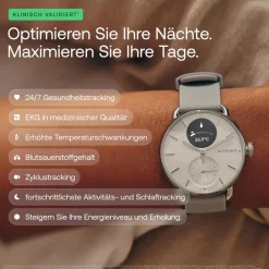 Withings ScanWatch 2 - 38 mm Blau &; Roségold Smartwatch (Herzfrequenzmessung) Outlet