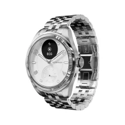 Withings ScanWatch Nova Brilliant 39mm Titanium Silver Smartwatch (Herzfrequenzmessung, Schrittzähler) Clearance