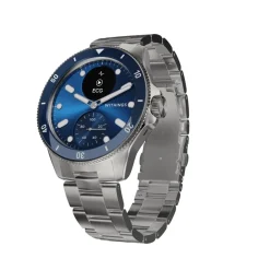 ScanWatch Nova 42mm Blue Smartwatch (Herzfrequenzmessung, Schrittzähler) ^ Withings Hot