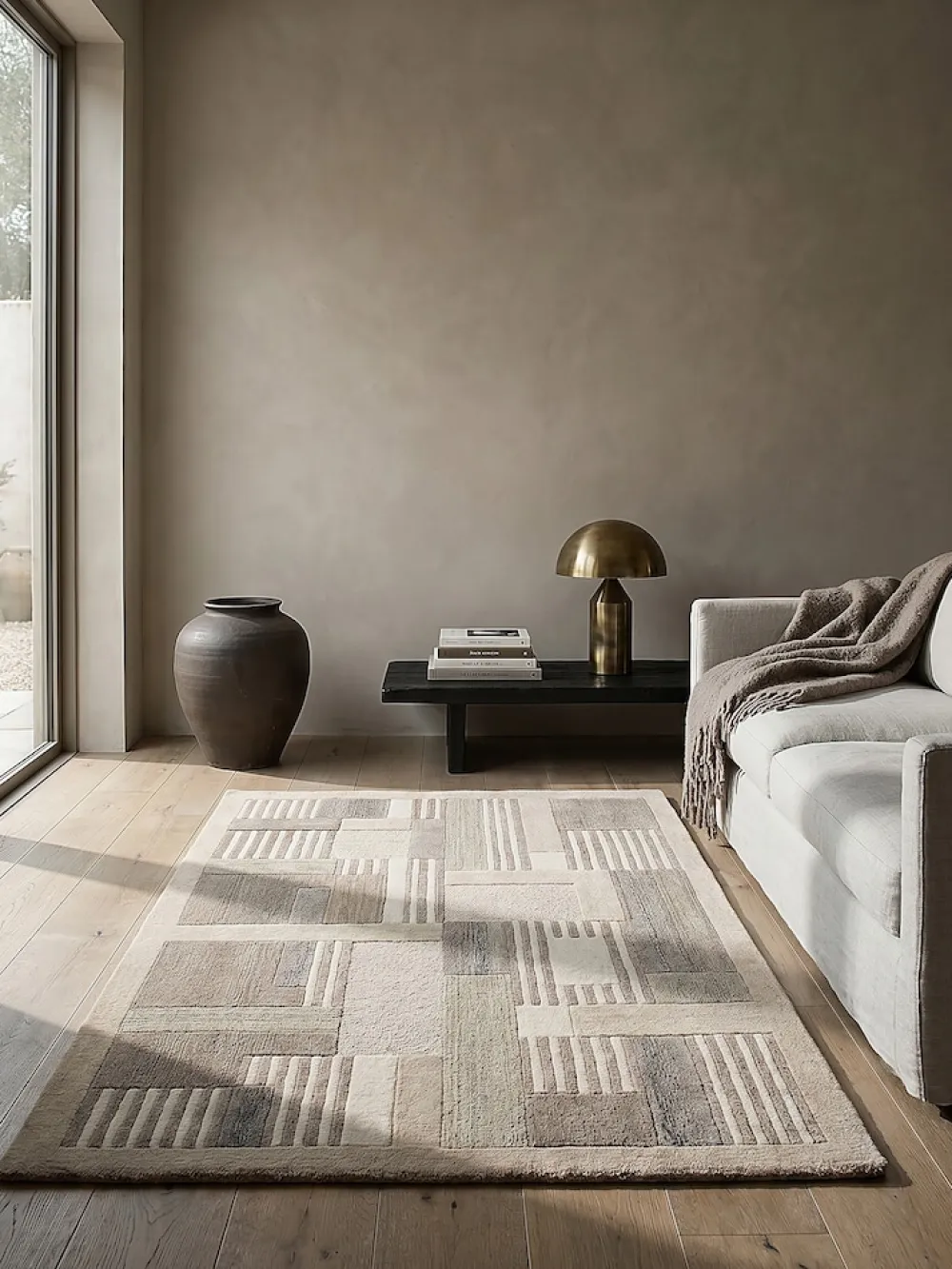 Wollteppich garn 200 x 300 cm - EDALE | ^ KADIMA DESIGN Best