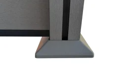 Prestige Home Living Outdoor WPC-Sichtschutzzaun Valla - 1x Element + 2x Pfosten New