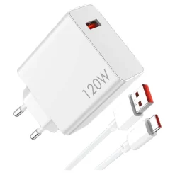 XIAOMI 120W Combo Smartphone-Ladegerät weiß New