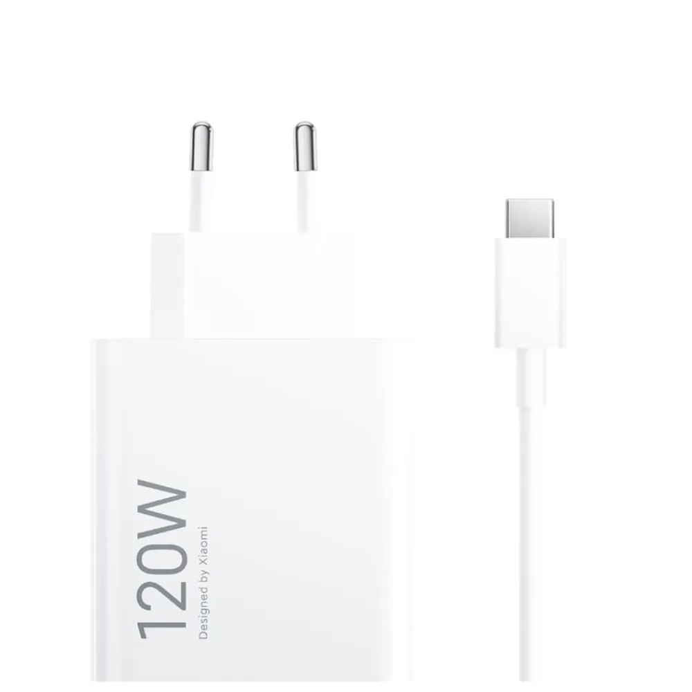 XIAOMI 120W Combo Smartphone-Ladegerät weiß New