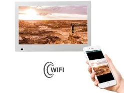 Xoro CPF 10B1 Digitaler Bilderrahmen mit WLAN Empfang, 25,65 cm (10.1 Zoll) Hot