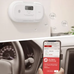 Inkovideo X-Sense XC04-WX  Intelligenter WLAN-Kohlenmonoxidmelder mit LCD-Anzeige Clearance