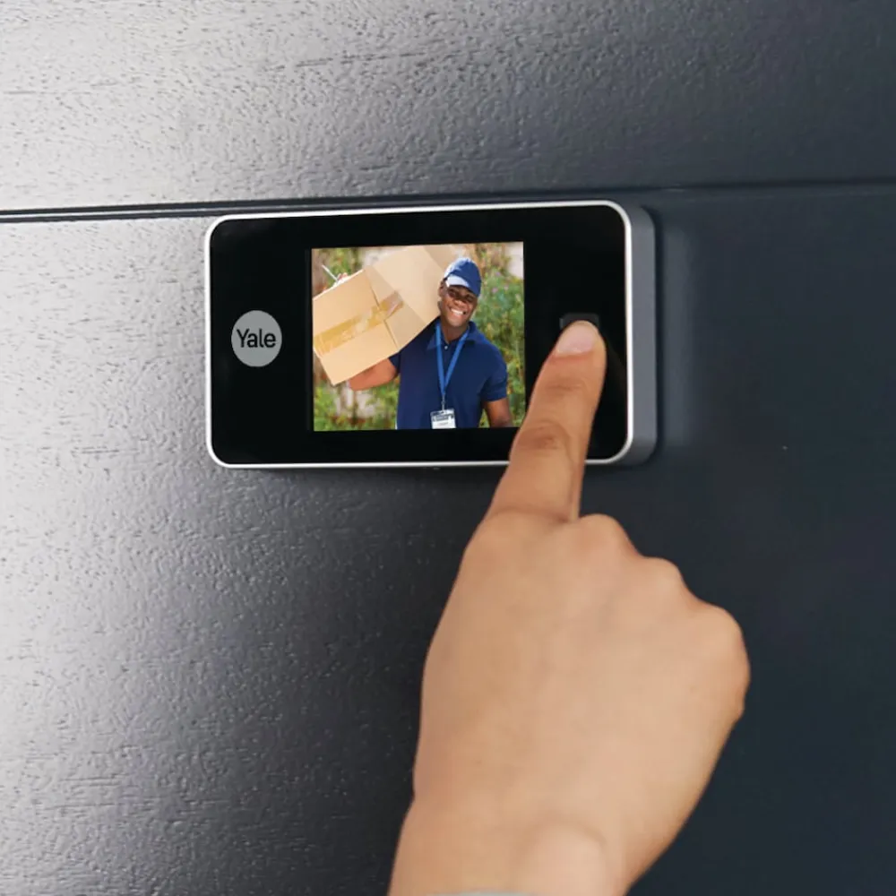 Digital Door Spy DDV 500, 3,2" Display (Schwarz) ^ Yale Clearance