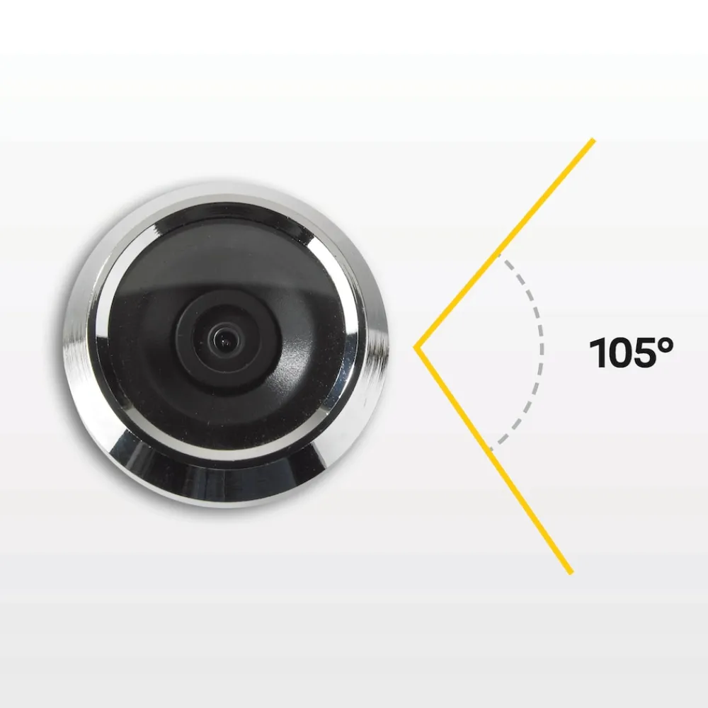 Digital Door Spy DDV 500, 3,2" Display (Silber) ^ Yale Hot
