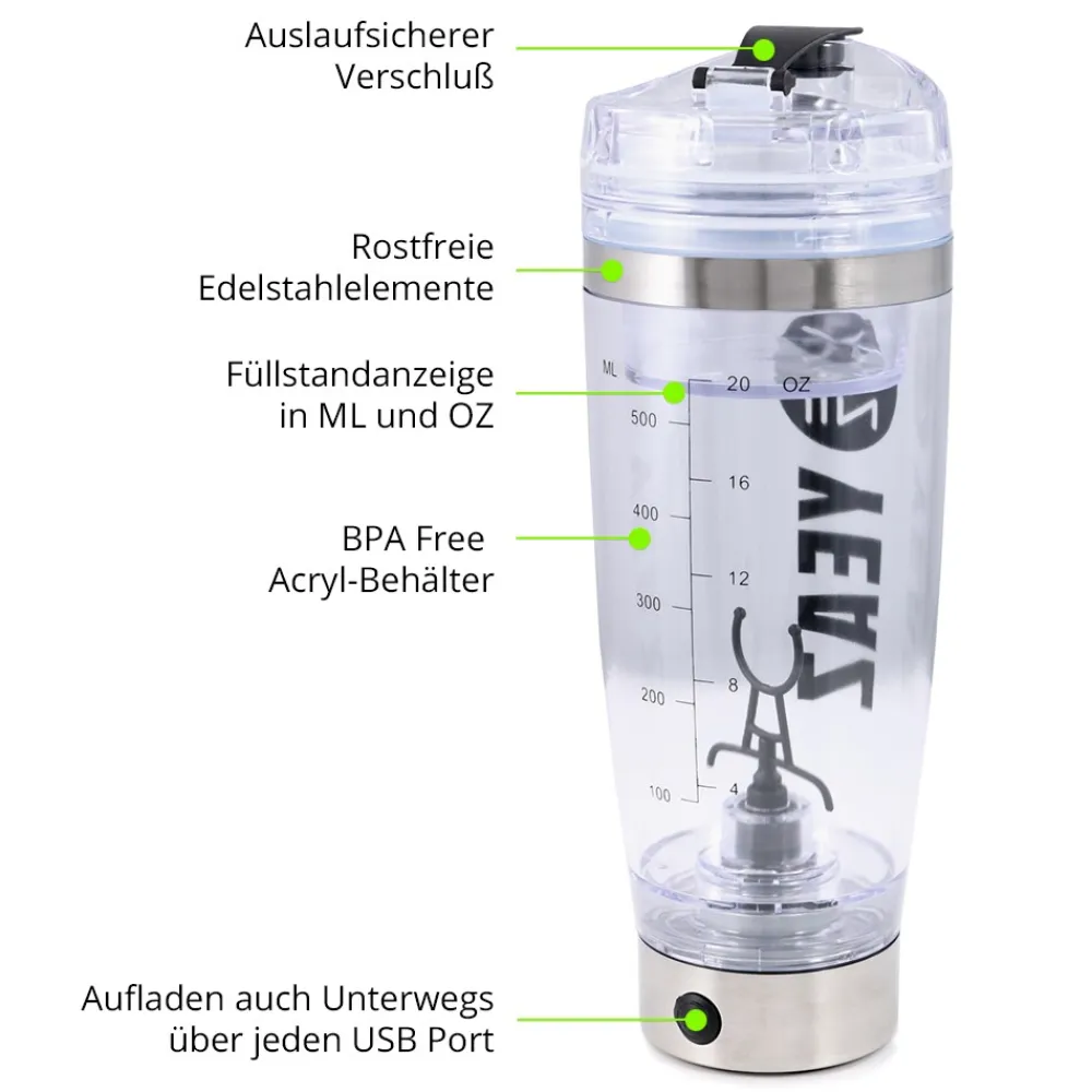 YEAZ Elektrischer Mixer USB 600ml CYCLONE PRO Discount