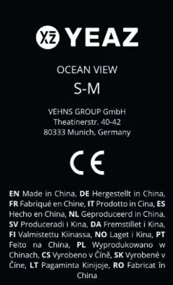YEAZ Schnorchelmaske Gr. S-M OCEAN VIEW