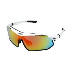 Sport-Sonnenbrille weiß/schwarz/rot SUNRAY ^ YEAZ Sale