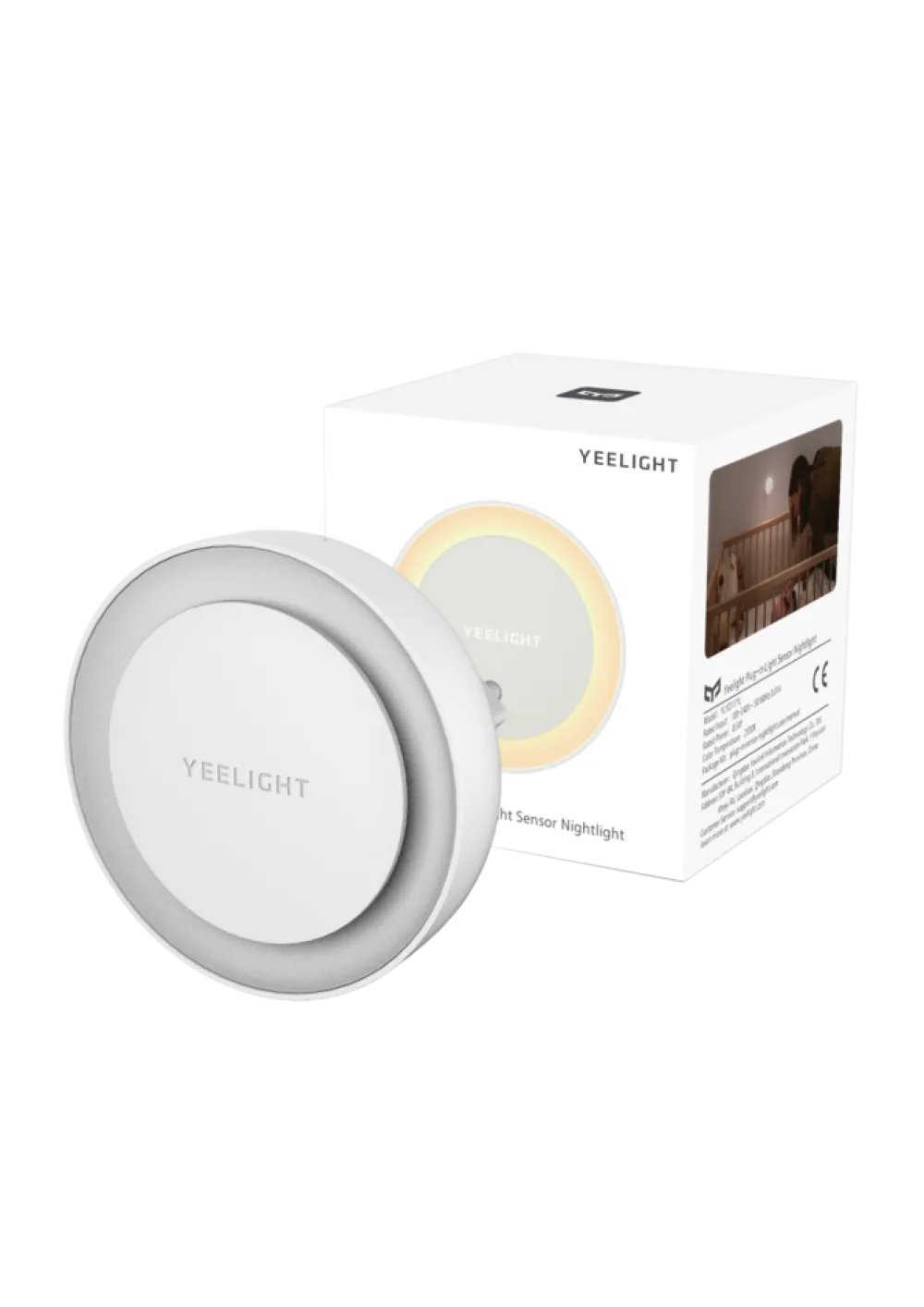 Plug-in Light Sensor Nightlight Plug-in Lichtsensor-Nachtlicht WLAN ^ YEELIGHT New