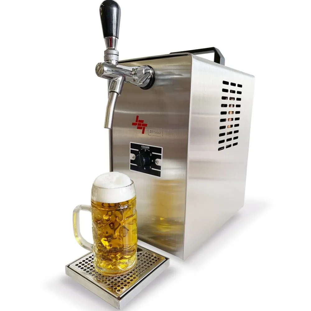 ich-zapfe Zapfanlage JET 30 Bierzapfanlage, Bierkühler - Durchlaufkühler 1-leitig Trockenkühler, bis zu 35 Liter/h Sale