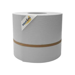 Sichtschutzstreifen Rille Maxi Rolle für Doppelstabmatten 24cm hoch Lichtgrau 50m ^ zaun|zu® Best