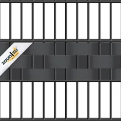 Sichtschutzstreifen Premium Akzentstreifen Set Drittel Bordeaux 2,55m ^ zaun|zu® Sale