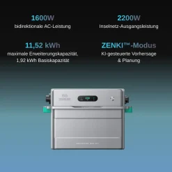 Zendure SolarFlow 1600 AC+,Speicher für Balkonkraftwerk,1,92kWh