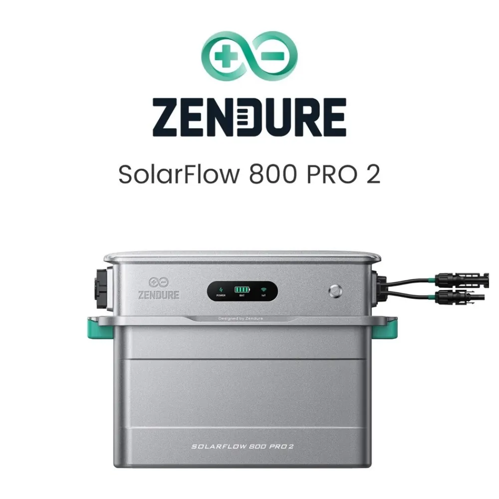 Zendure SolarFlow 800 Pro2 + AB2000L 3,84kWh Solarspeicher 0% MwSt