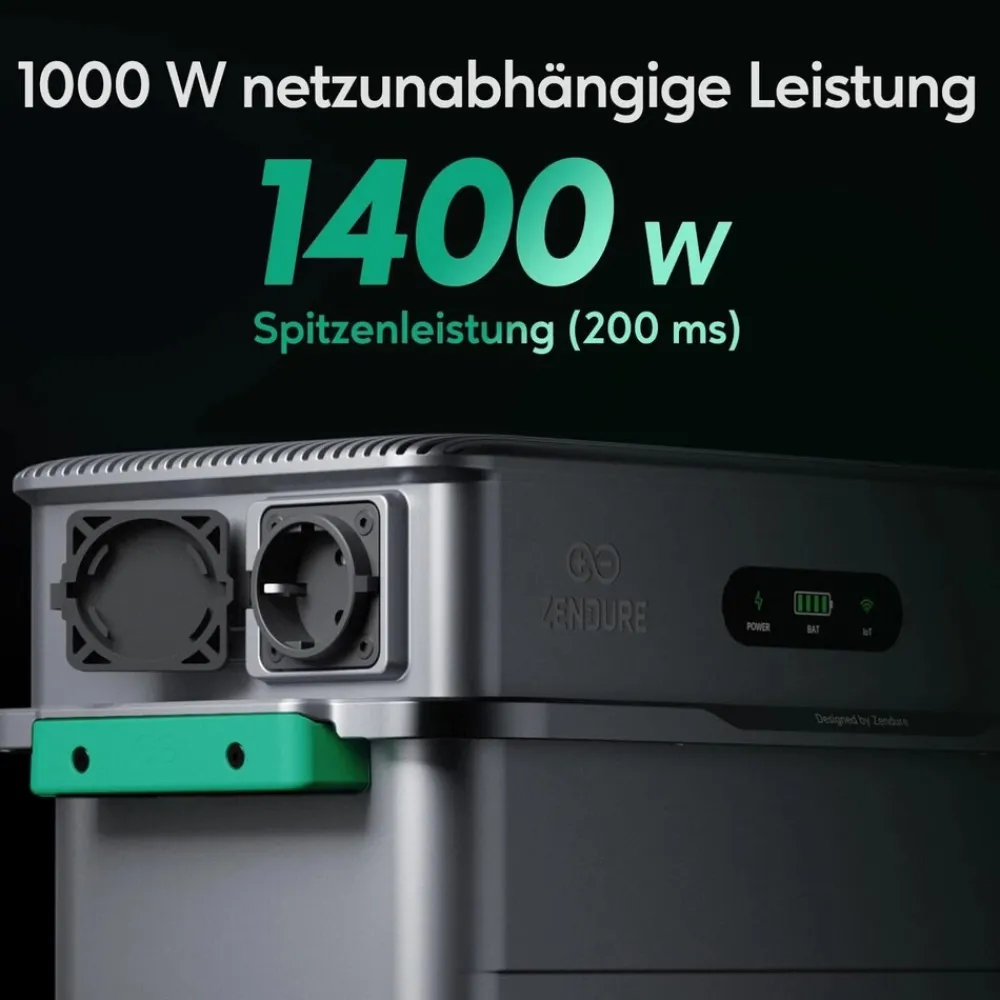 Zendure SolarFlow 800 Pro2 + AB2000L 3,84kWh Solarspeicher 0% MwSt