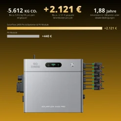 Zendure SolarFlow 2400 Pro,Speicher für Balkonkraftwerk,2,4 kWh (Produkt aktuell ausverkauft) Online