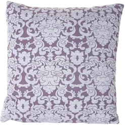 Zierkissen Barock, Sofakissen Deko-Kissen mit Füllung, lila 45x45cm ^ MCW New