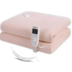 Elektrische Heizdecke mit Timer Wärmedecke 150x80cm beige ^ Zilan Clearance