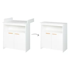 Roba Zimmerset 'Anton' inkl. Kinderbett 70x140, Wickelkommode 2-türig, Kleiderschrank 2,5-türig Outlet