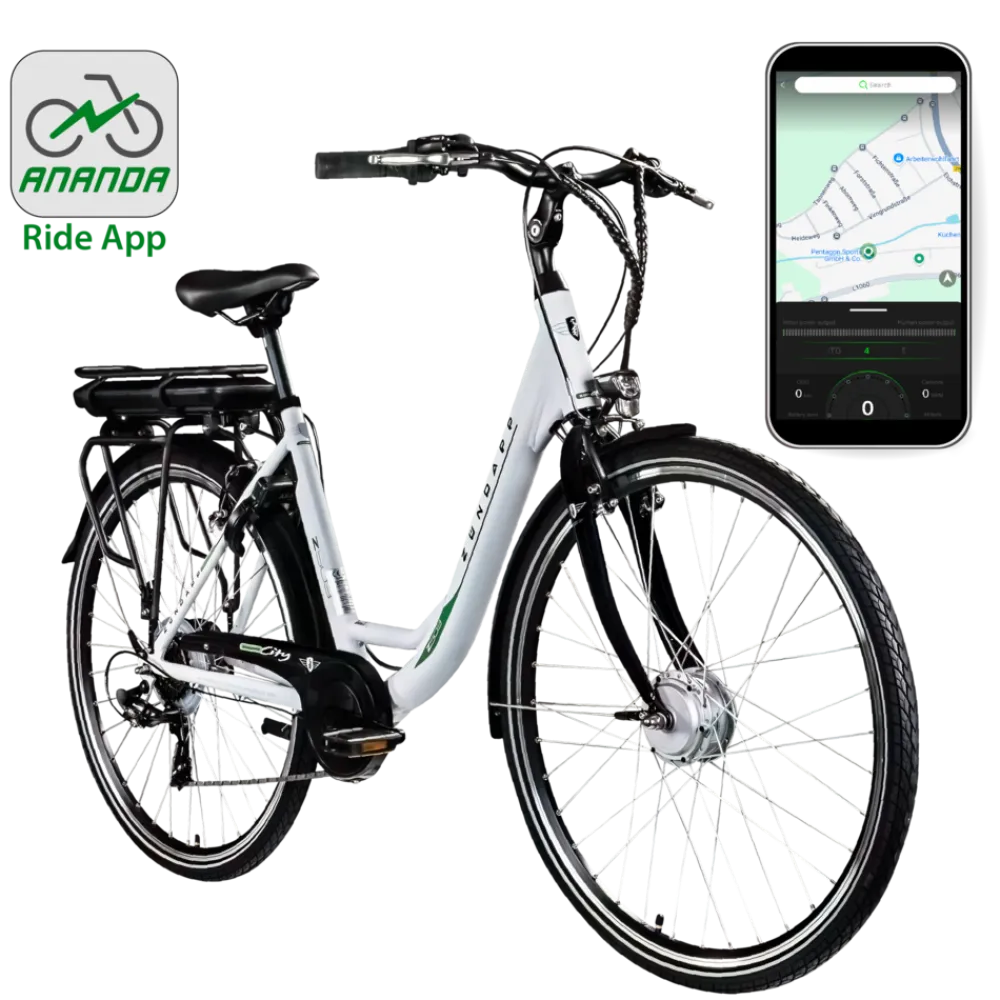 Z503 E Bike Damen ab 155 cm Damenfahrrad 28 Zoll Pedelec mit tiefem Einstieg retro Elektrofahrrad 7 Gang Schaltung E Fahrrad Stadtrad StVZO ^ Zündapp Hot